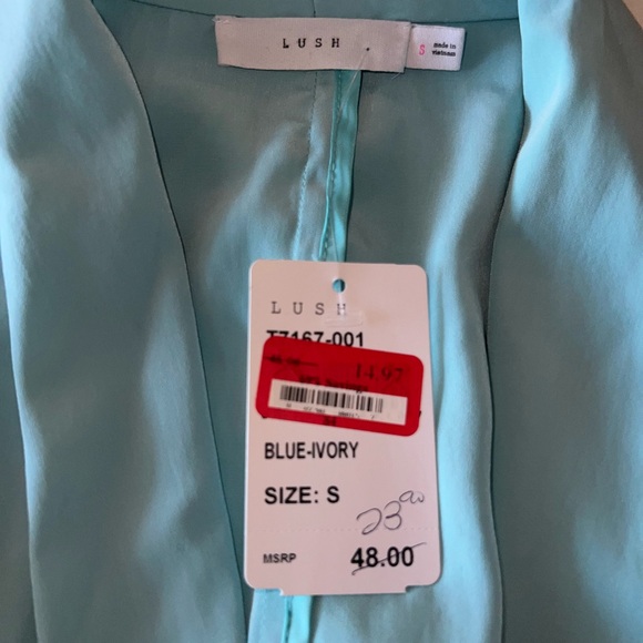 Lush Turquoise cream jacket - Picture 3 of 3